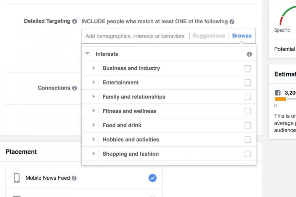 audience interest targeting