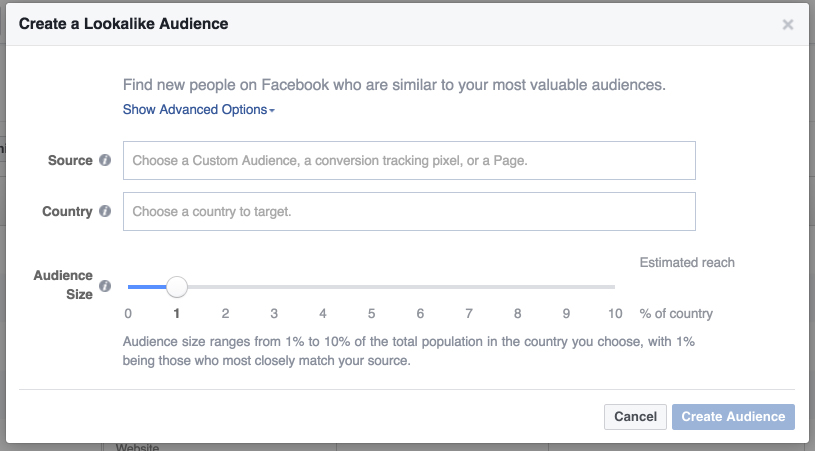 facebook lookalike audiences